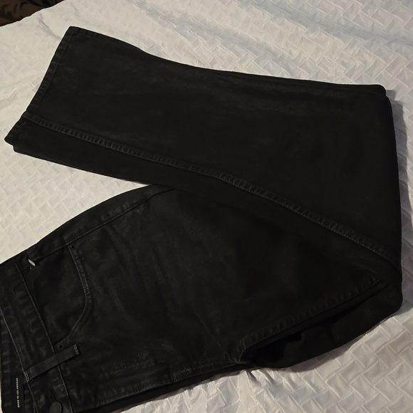 GRLFRND hailey jean in Black Low Rise Slim Boot With Slit Capsule Wardrobe - Picture 9 of 9